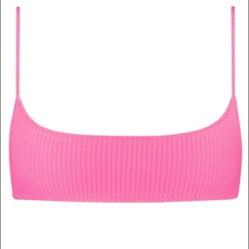triangl swimwear pink pippa bikini top
